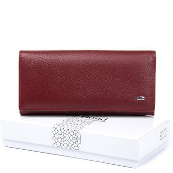 Кошелек Classic Женский кожа DR. BOND W1-V-2 wine-red 38386 фото