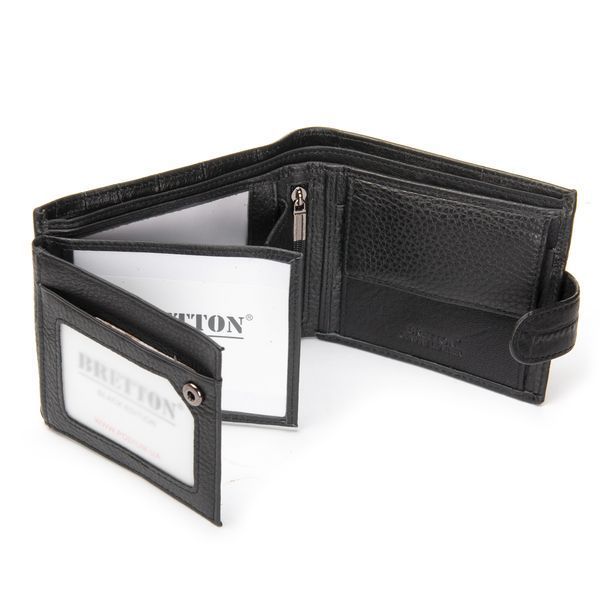 Кошелек BE Мужской кожа BRETTON 208-Y3204 black croco 40865 фото