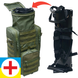 Tactical combat medic backpack with stretcher compartment DERBY MultiPack army medical backpack khaki