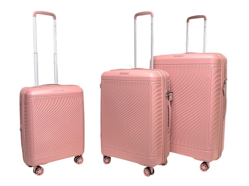 Комплект валіз Snowball 49703 колір рожеве золото 49703/SET/rose-gold фото