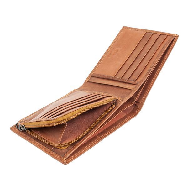 Гаманець шкіряний чоловічий Ridgeback JBNC39MN Tan (Рудий) JBNC39MN TAN фото