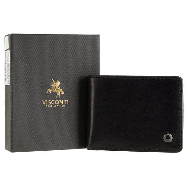 Гаманець чоловічий Visconti ENZ78 Girard (Black Shadow) ENZ78 BLK фото