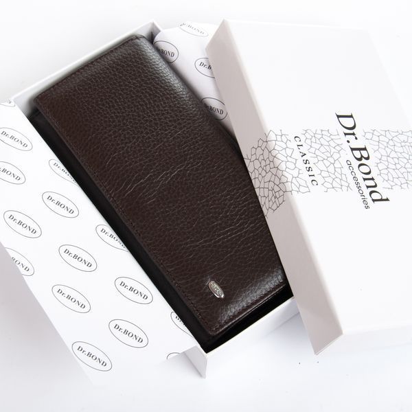 Кошелек Classic Женский кожа DR. BOND W501 coffee 26595 фото