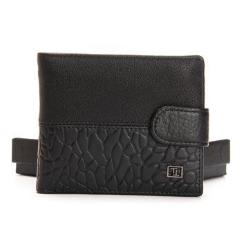 Кошелек BE Мужской кожа BRETTON 210L black mix 38439 фото