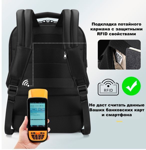 Backpack 15.6" Tigernu T-B3962 Black