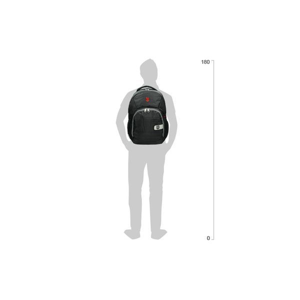 Backpack Enrico Benetti Montserrat з відділ. для ноутбука 15,6" Чорн. (30л) (31x45x23см)