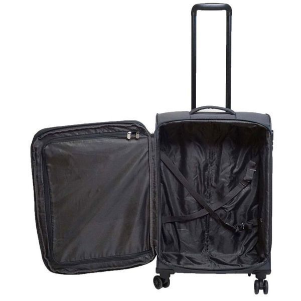 Валіза Travelite Kendo на 4 колесах S Чорн. (33л,2,6кг) (39x55x20см) TL090347-01 фото