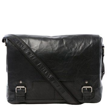 Сумка чоловіча для ноутбука 15,5 Ashwood 8343 Black (Чорний) 8343 BLK фото