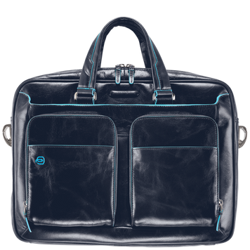 Сумка Піквадро Blue Square Navy Blue дворучна з відділ. для iPad/ноутбука (39x28,5x10,5) CA2849B2_BLU2 фото