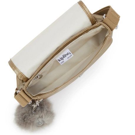 Сумочка Kipling Basic Plus Sabian U Echoey Gold Met наплічна (2л) (19,5x14,5x8,5см) KI6358_1MG фото