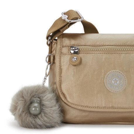 Сумочка Kipling Basic Plus Sabian U Echoey Gold Met наплічна (2л) (19,5x14,5x8,5см) KI6358_1MG фото