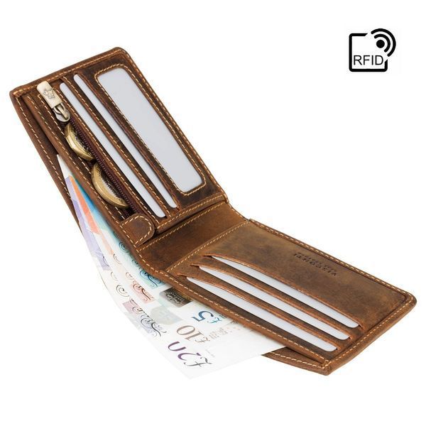 Гаманець чоловічий Visconti VSL33 TAP-N-GO c RFID (Oil Tan) VSL33 OIL TAN фото