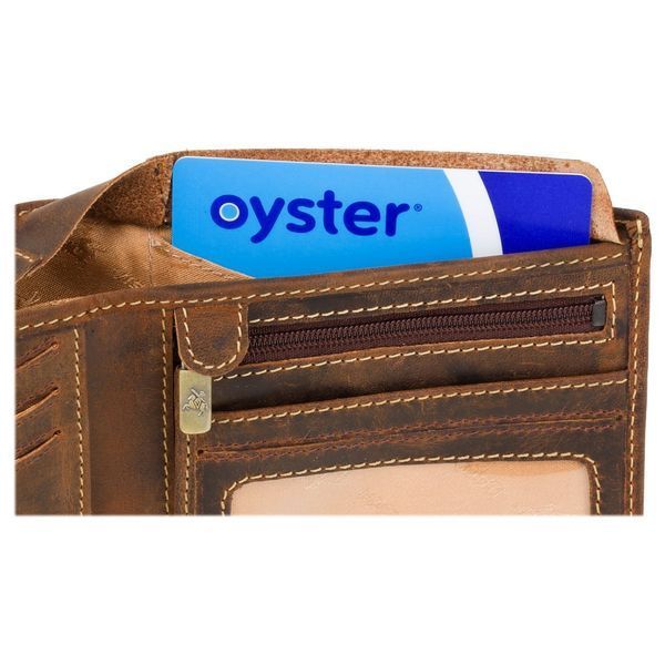 Гаманець чоловічий Visconti VSL33 TAP-N-GO c RFID (Oil Tan) VSL33 OIL TAN фото