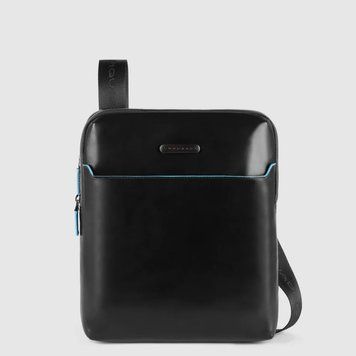 Сумка Піквадро Blue Square Black верт. на ремені з відділ. для iPad (26x31x5) CA5085B2_N фото