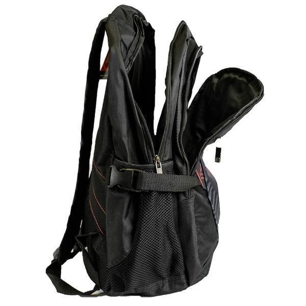 Backpack Enrico Benetti Bonaire з відділ. для ноутбука 14" Чорн-Черв. (25л) (32x44x18см)