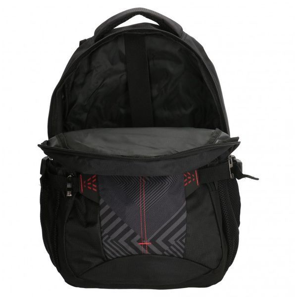 Backpack Enrico Benetti Bonaire з відділ. для ноутбука 14" Чорн-Черв. (25л) (32x44x18см)