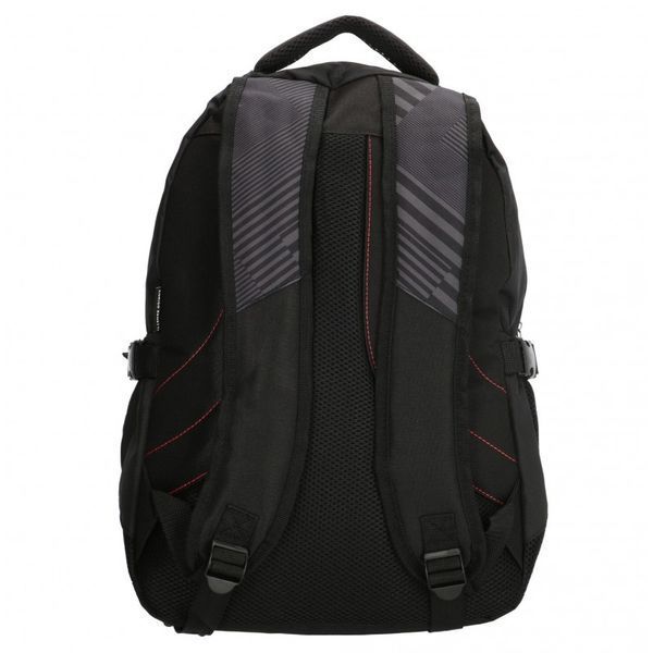 Backpack Enrico Benetti Bonaire з відділ. для ноутбука 14" Чорн-Черв. (25л) (32x44x18см)