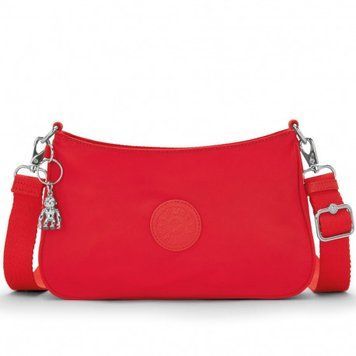 Сумка Kipling Paka Lauri Party Red P жіноча наплічна Черв. (2л) (25,5x16x6см) KI7608_1NK фото