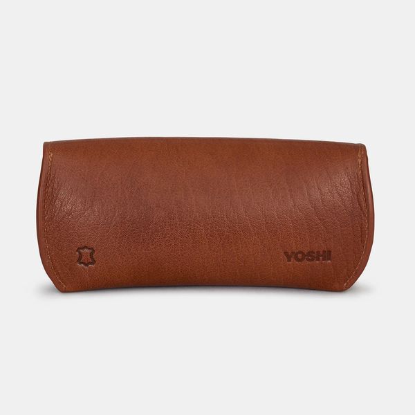 Шкіряний чохол для окулярів Yoshi Y4310 Atlantic (Brown) Y4310 17 8P фото
