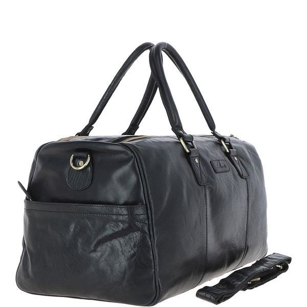 Чоловіча дорожня сумка Ashwood G30 (Black) G30 BLK фото