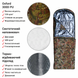 DERBY CMK 240-90-L Camouflage Sleeping Bag Blanket &ndash; Extra Warm Winter Sleeping Bag up to -25&deg;C | Double-Layer 400 g/m&sup2; Insulated, Waterproof Oxford Shell, Omni-Heat Lining, Large 240&times;90 cm Military Sleeping Bag