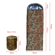 DERBY CMK 240-90-L Camouflage Sleeping Bag Blanket &ndash; Extra Warm Winter Sleeping Bag up to -25&deg;C | Double-Layer 400 g/m&sup2; Insulated, Waterproof Oxford Shell, Omni-Heat Lining, Large 240&times;90 cm Military Sleeping Bag
