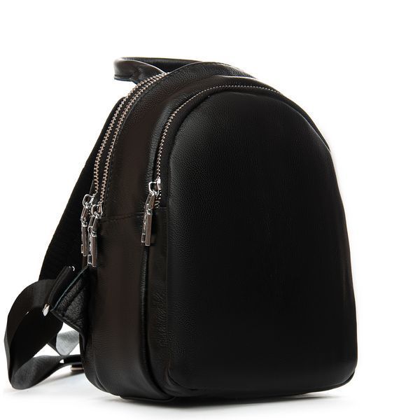 Сумка Женская Рюкзак кожа ALEX RAI 2058-9 black 40210 фото