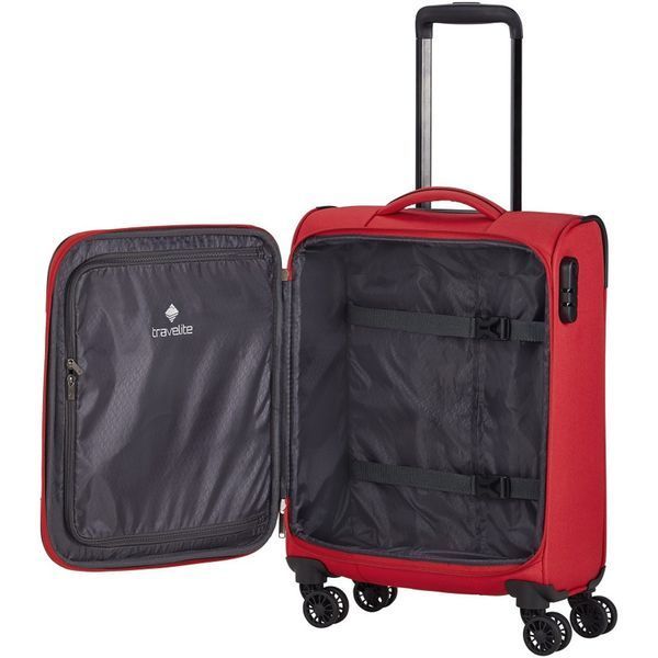 Валіза Travelite Chios Red на 4 колесах S (34л,2,4кг) (39x55x20см)