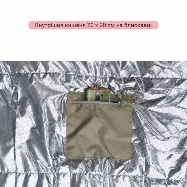 DERBY CMK 240-90-R (right) Olive green Sleeping Bag Blanket &ndash; Extra Warm Winter Sleeping Bag up to -25&deg;C | Double-Layer 400 g/m&sup2; Insulated, Waterproof Oxford Shell, Omni-Heat Lining, Large 240&times;90 cm Military Sleeping Bag