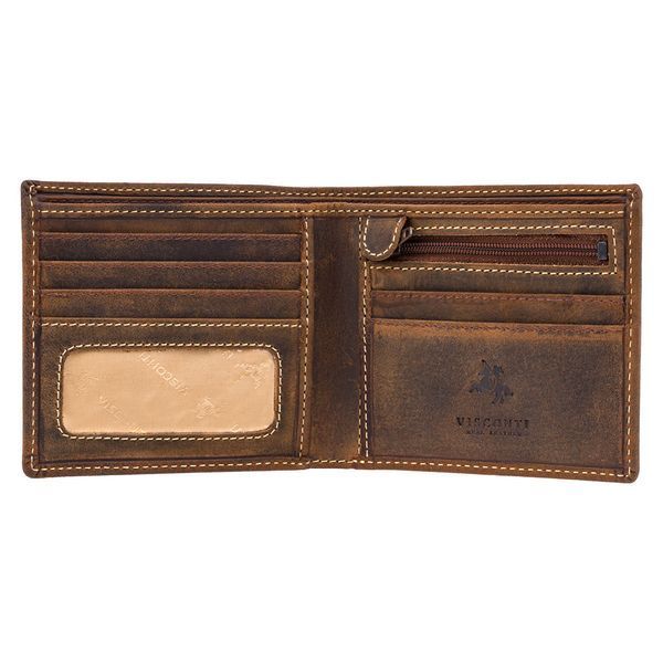 Гаманець чоловічий Visconti 707 Shield (Oil Tan) 707 OIL TAN фото