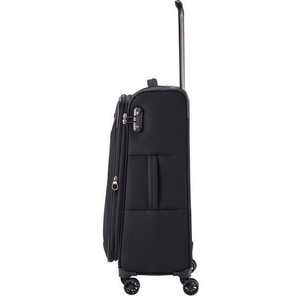 Валіза Travelite Chios Black на 4 колесах M exp. (60/66л,2,9кг) (42x67x27/31см) TL080048-01 фото