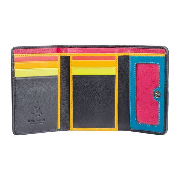 Гаманець жіночий Visconti STR3 Halki c RFID (Black Multi) STR3 BLK M фото