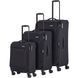 Валіза Travelite Chios Black на 4 колесах M exp. (60/66л,2,9кг) (42x67x27/31см) TL080048-01 фото 11