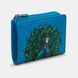 Жіночий шкіряний гаманець Yoshi Y1275 Peacock Plume (Petrol Blue) Y1275 PCK 48 фото 4