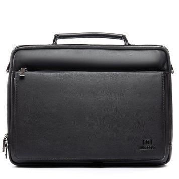 Сумка Мужская Портфель кожа BRETTON 1750-1 black 40928 фото