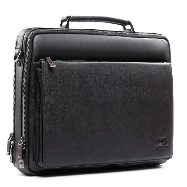 Сумка Мужская Портфель кожа BRETTON 1750-1 black 40928 фото