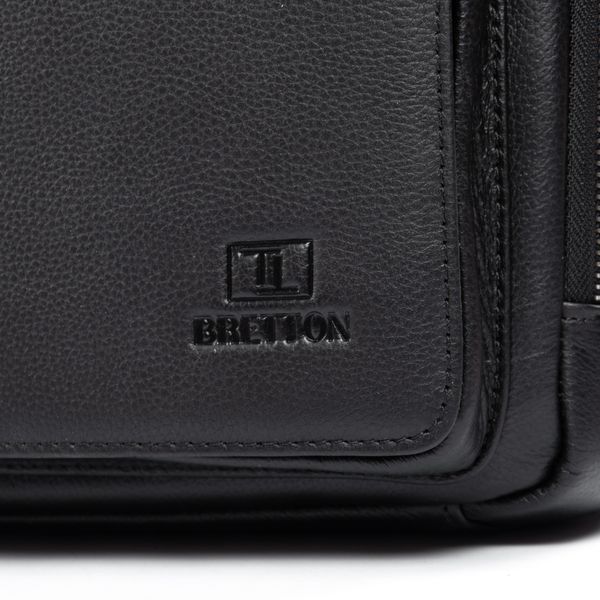 Сумка Мужская Портфель кожа BRETTON 1750-1 black 40928 фото