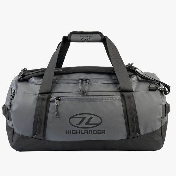 Сумка дорожня водозахисна Highlander Hauler Duffel 45L Dark Grey (DB132-DGY) 931676 фото