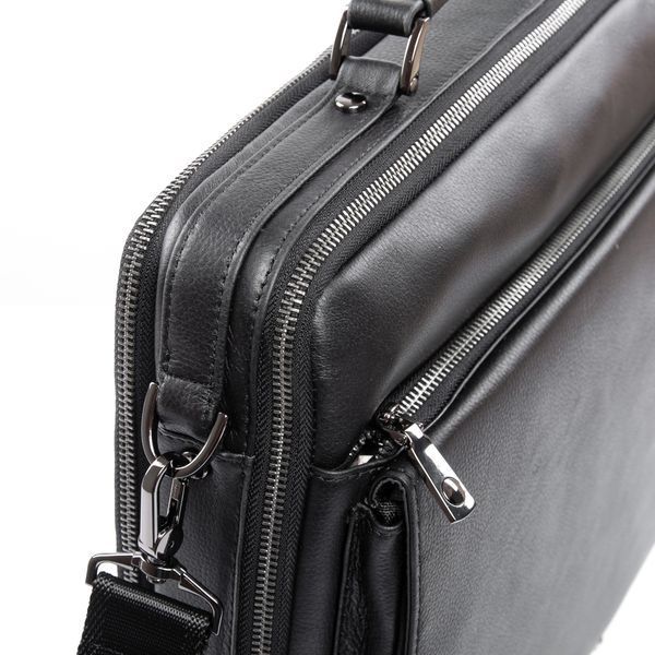Сумка Мужская Портфель кожа BRETTON 1750-1 black 40928 фото