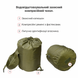 Великий спальний мішок ковдра XXXL з капюшоном DERBY CMK 240-90 хакі ліве відкриття CMK 240-90 khaki фото 10