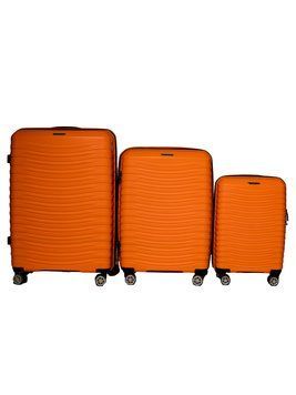 Комплект валіз Snowball 43803 колір оранжевий 43803/SET/orange фото
