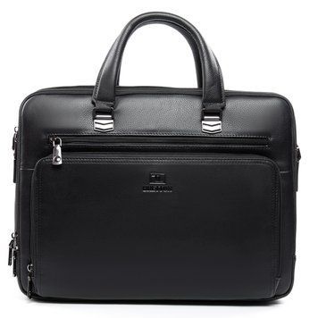Сумка Мужская Портфель кожа BRETTON 3492-1A black 40929 фото