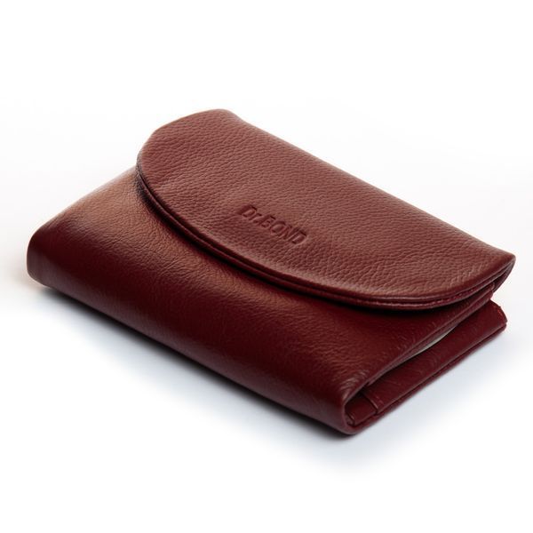 Кошелек Bright Женский кожа DR. BOND WS-239 wine red 41340 фото