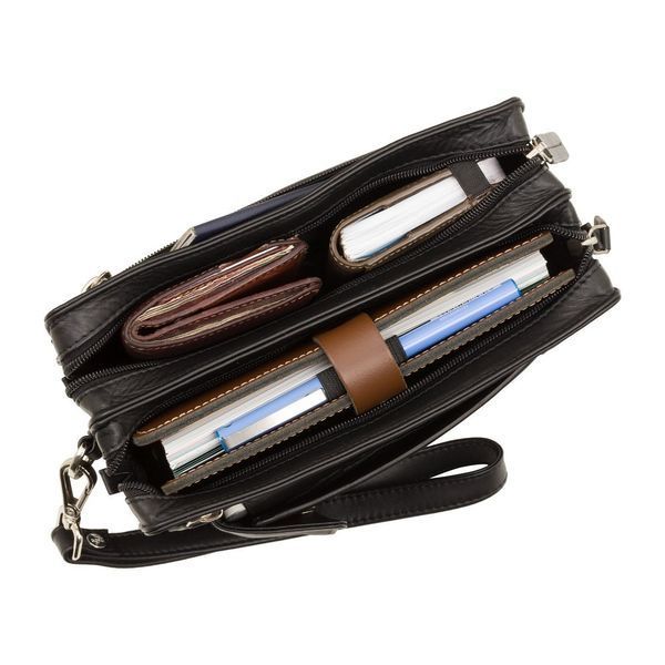 Барсетка чоловіча Visconti 18233 Wrist Bag (Black) 18233 BLK фото
