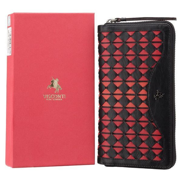 Гаманець жіночий Visconti BR76 BLK/CHERRY BR76 BLK/CHERRY фото