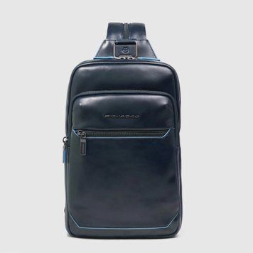 sling bag-backpack Piquadro Blue Square Navy Blue з відділ. д/iPad /RFID захист (21x30,5x7)