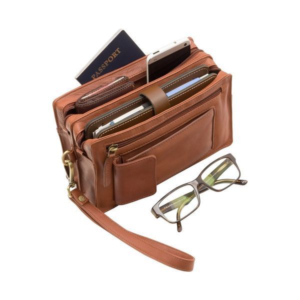 Барсетка чоловіча Visconti 18233 Wrist Bag (Brown) 18233 BRN фото