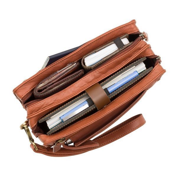 Барсетка чоловіча Visconti 18233 Wrist Bag (Brown) 18233 BRN фото