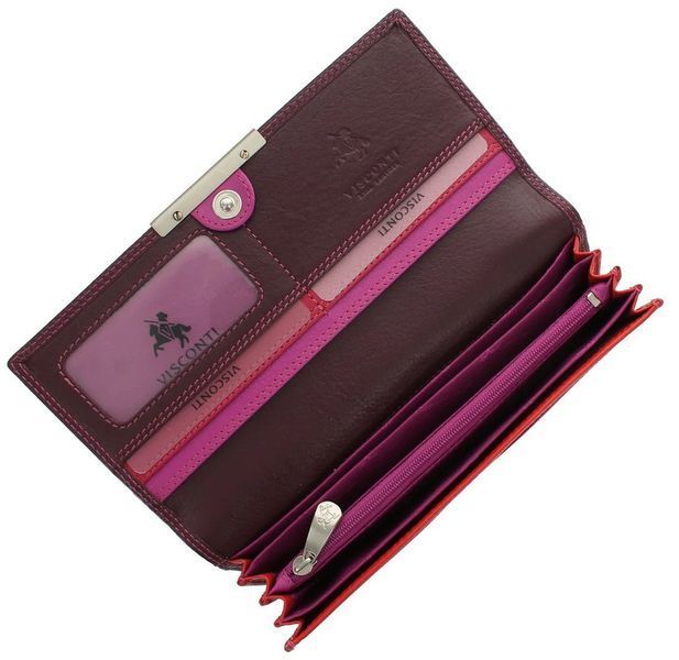 Гаманець жіночий Visconti R11 Paloma c RFID (Plum Multi) R11 PLUM M фото