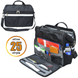 DERBY DoctorBag black organizer work bag with modular dividers and a compartment for a laptop up to 17"
